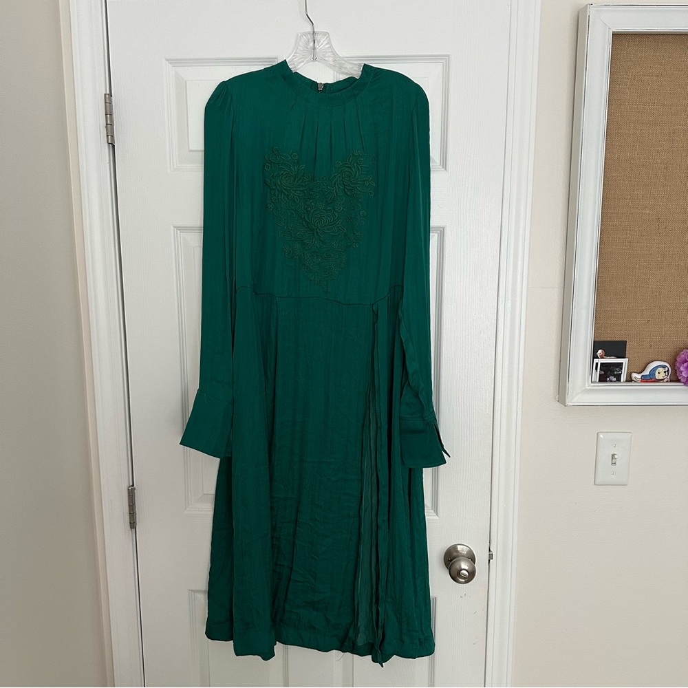Free People Emerald Long Sleeve Dress